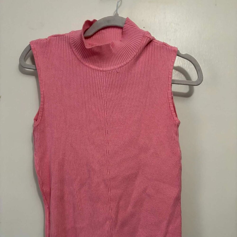Cato Pink Sleeveless Sweater Top